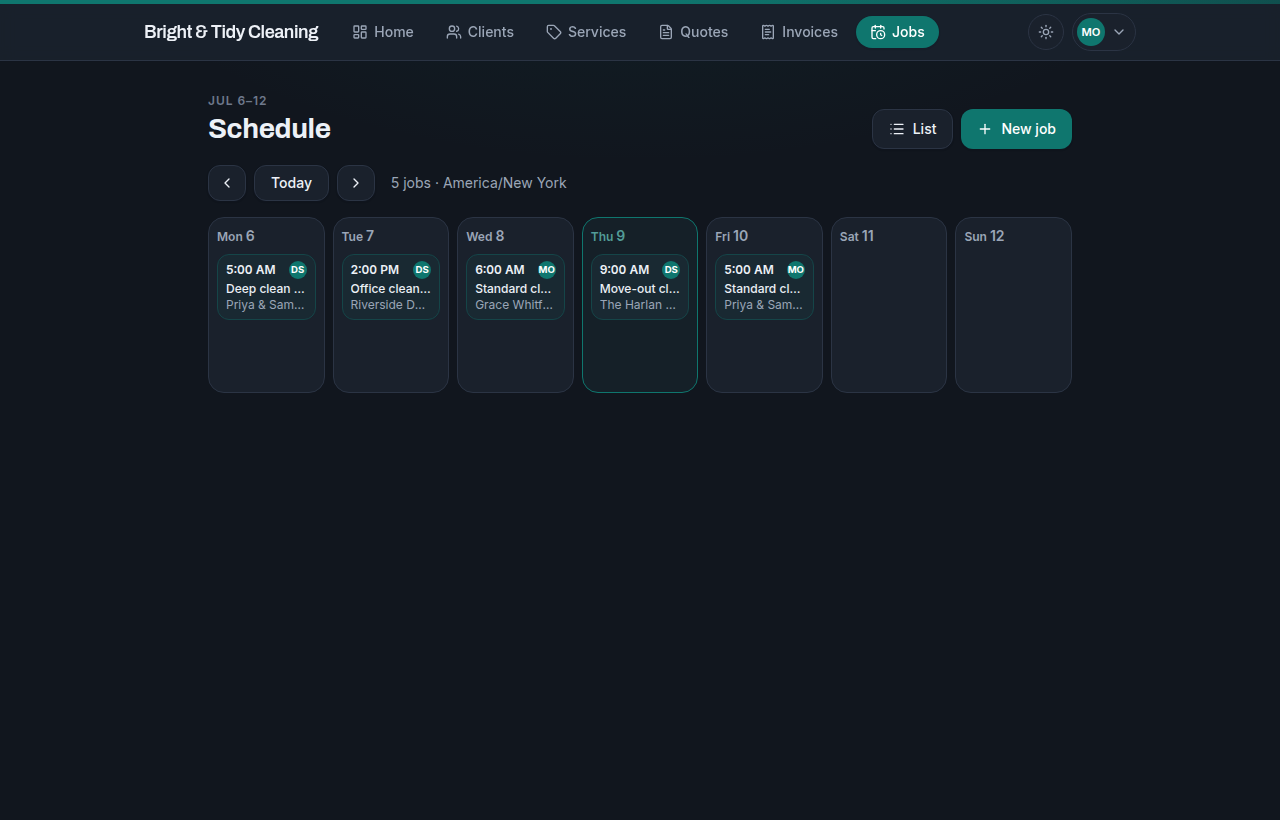 Turn it into scheduled work — Toferon screenshot