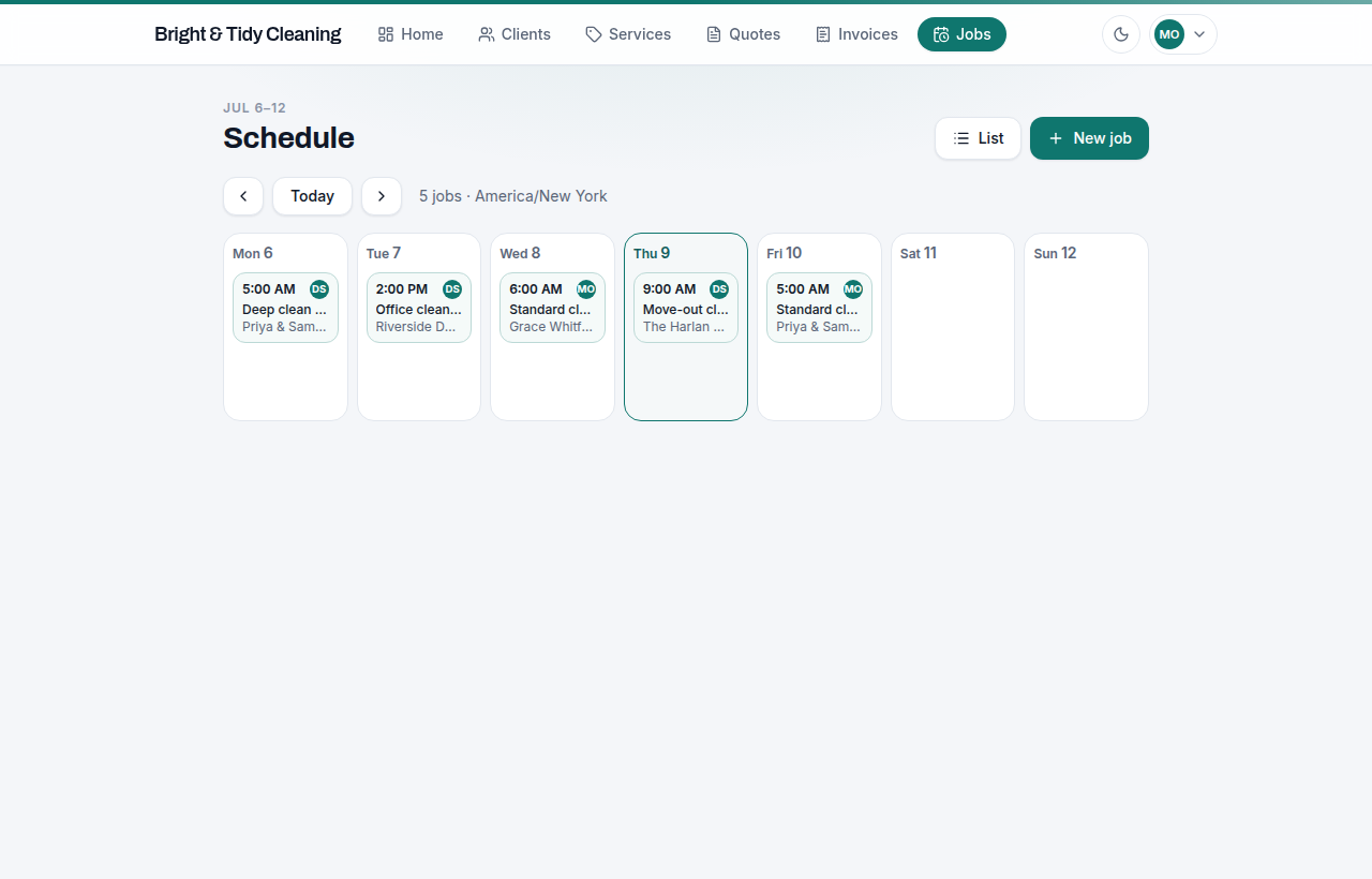 Turn it into scheduled work — Toferon screenshot